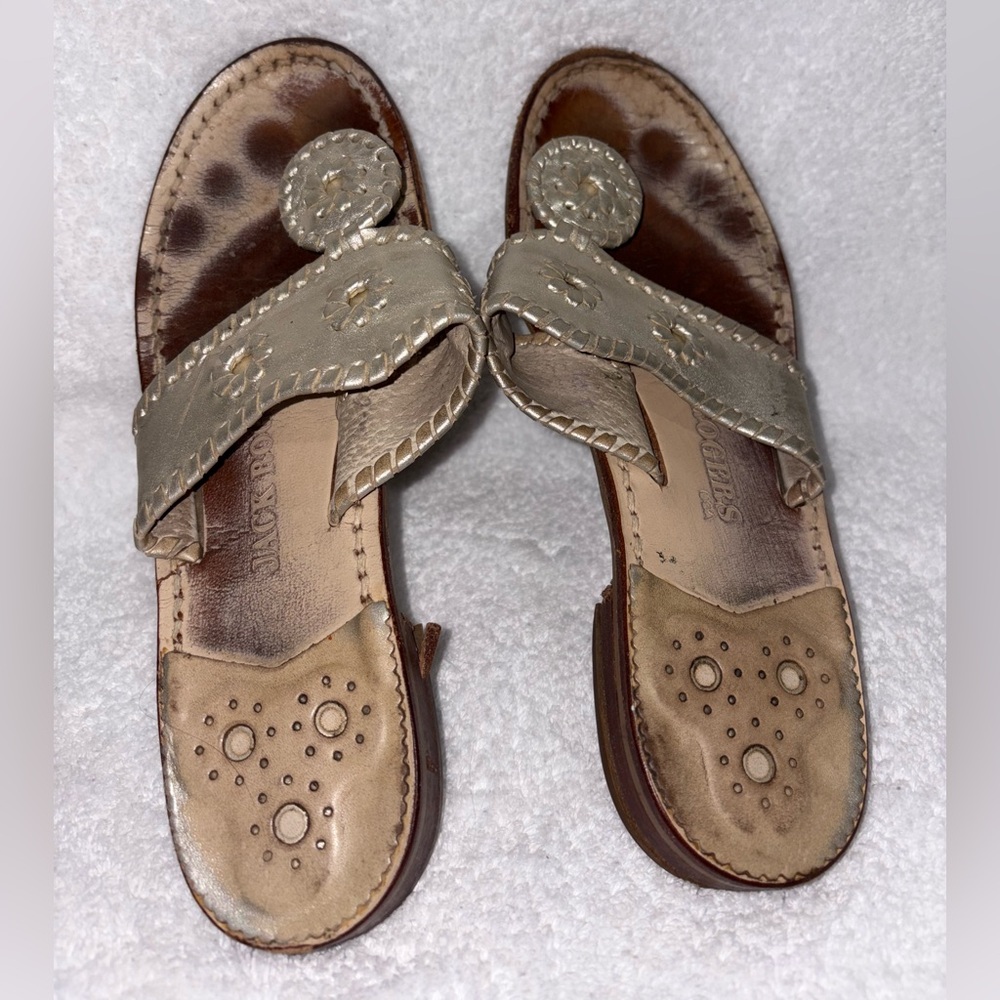 Jack Rogers Women's Silver Sandals